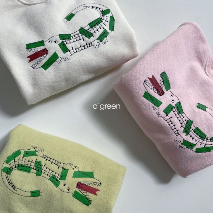 DIGREEN - Korean Children Fashion - #Kfashion4kids - Alligator Sweatshirt - 3