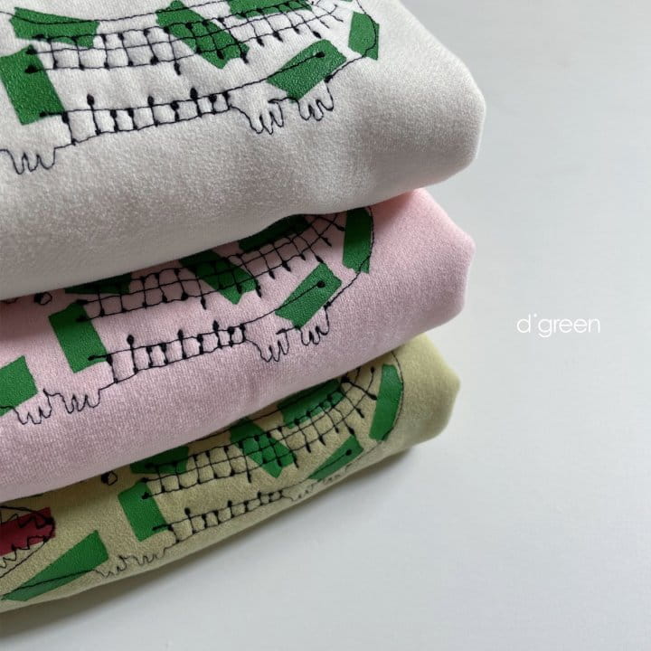 DIGREEN - Korean Children Fashion - #Kfashion4kids - Alligator Sweatshirt - 4