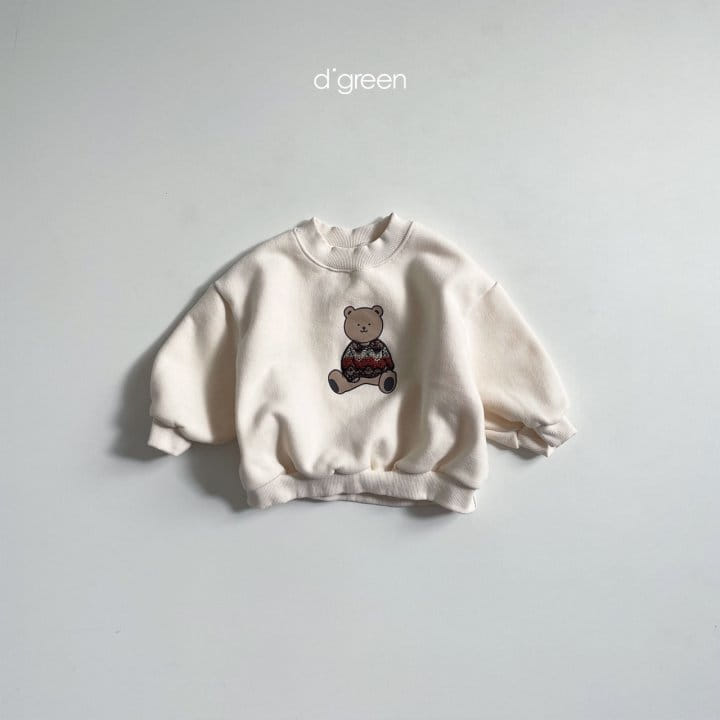 DIGREEN - Korean Children Fashion - #Kfashion4kids - Crew Bear Sweatshirt - 7