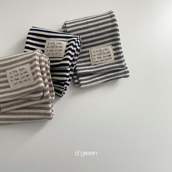 DIGREEN - Korean Children Fashion - #Kfashion4kids - Petti Scarf Stripes - 10