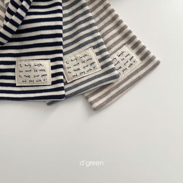 DIGREEN - Korean Children Fashion - #Kfashion4kids - Petti Scarf Stripes - 6