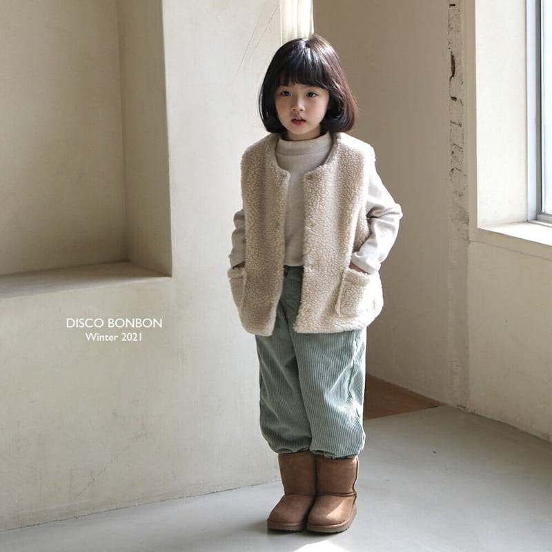 DISCO BONBON - Korean Children Fashion - #Kfashion4kids - Basic Rib Pants - 3