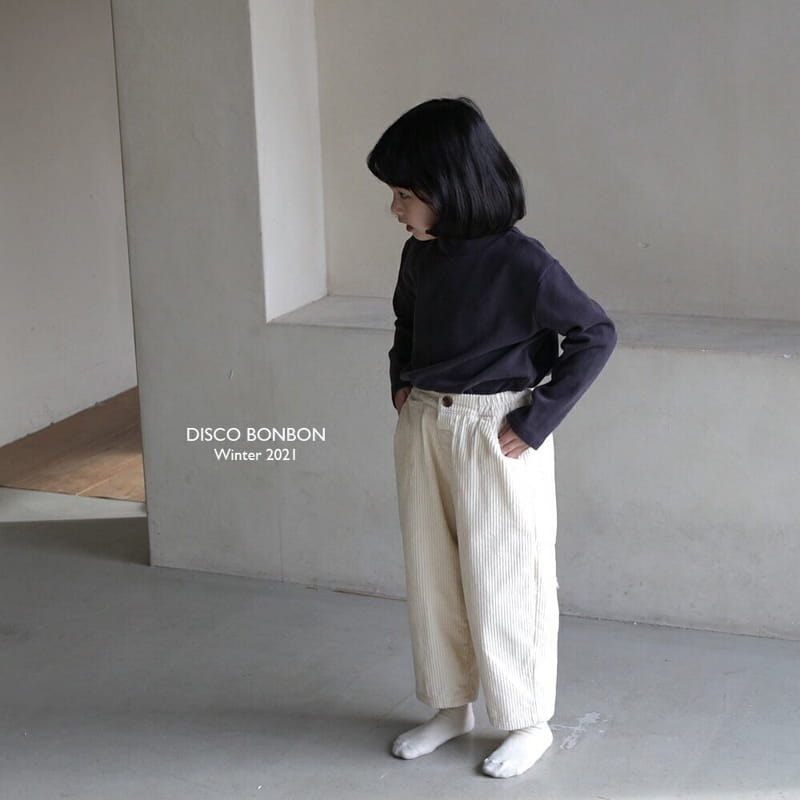 DISCO BONBON - Korean Children Fashion - #Kfashion4kids - Basic Rib Pants - 5