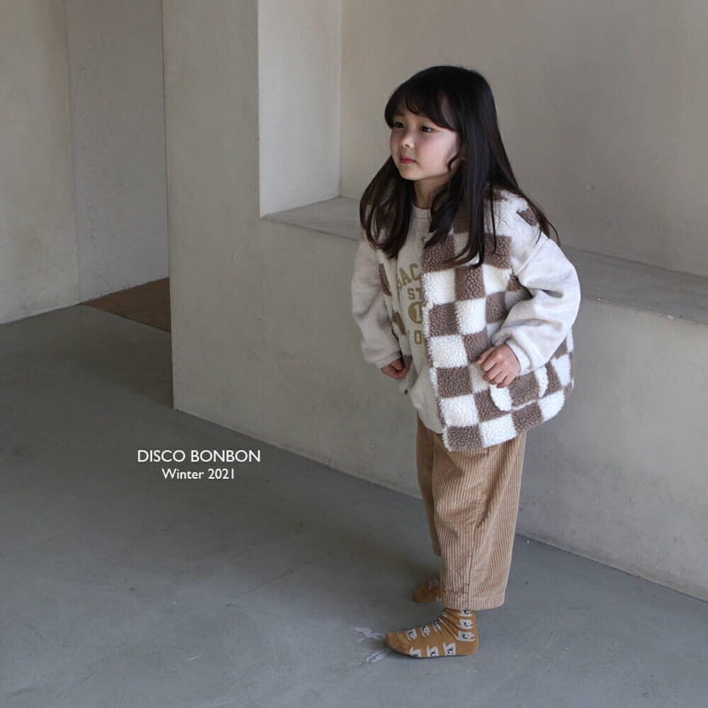 DISCO BONBON - Korean Children Fashion - #Kfashion4kids - Check Check Vest - 9