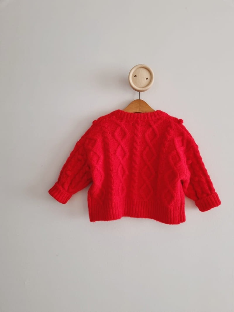 ECLAIR - Korean Children Fashion - #Kfashion4kids - Twist Cardigan - 3