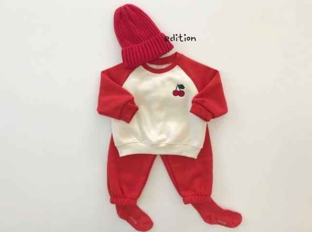 EDITION - Korean Children Fashion - #Kfashion4kids - Fruit Bookle Top Bottom Set - 5