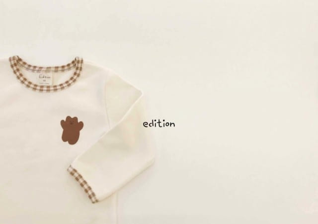 EDITION - Korean Children Fashion - #Kfashion4kids - Small Bear Check Easywear - 10