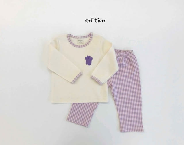 EDITION - Korean Children Fashion - #Kfashion4kids - Small Bear Check Easywear - 11