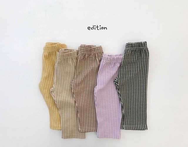 EDITION - Korean Children Fashion - #Kfashion4kids - Small Bear Check Easywear - 4