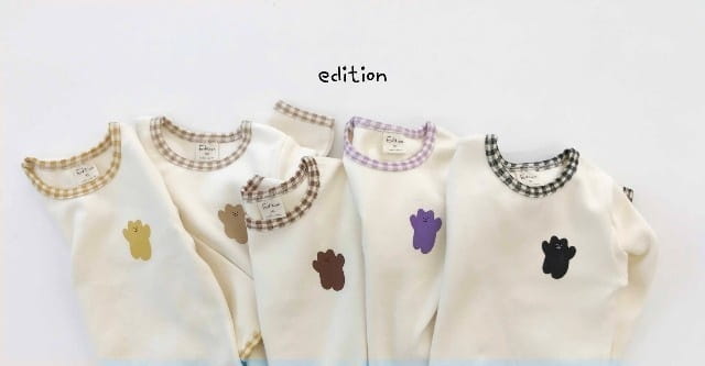 EDITION - Korean Children Fashion - #Kfashion4kids - Small Bear Check Easywear - 5