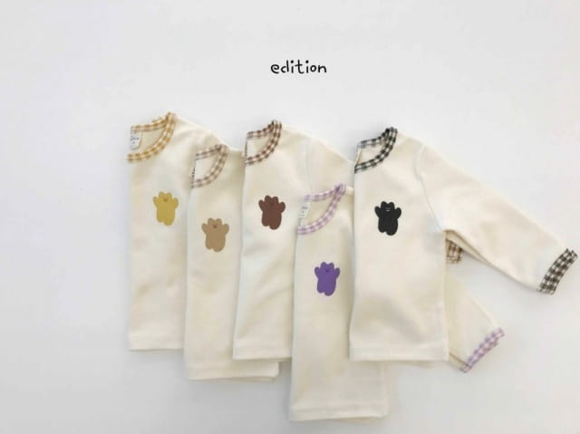 EDITION - Korean Children Fashion - #Kfashion4kids - Small Bear Check Easywear - 7