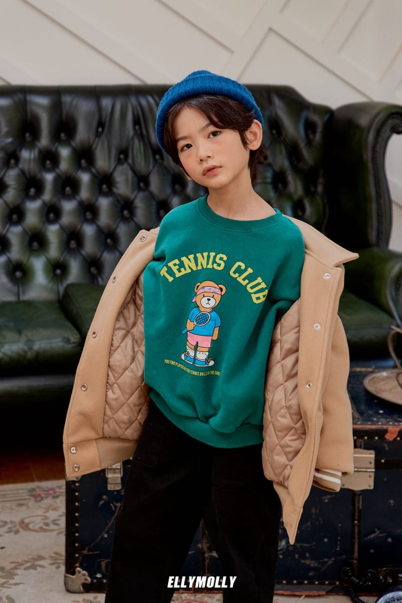 ELLYMOLLY - Korean Children Fashion - #Kfashion4kids - Smile Varsity Jacket - 11
