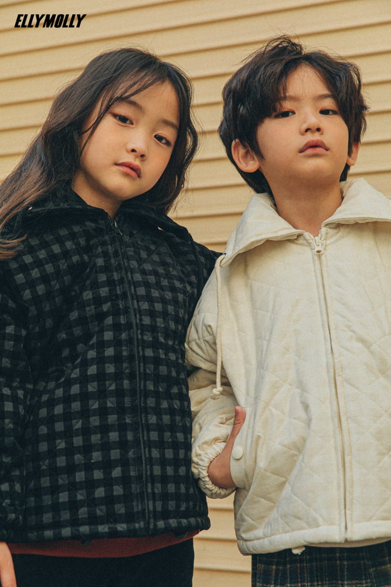 ELLYMOLLY - Korean Children Fashion - #Kfashion4kids - Quilting Short Padding - 2