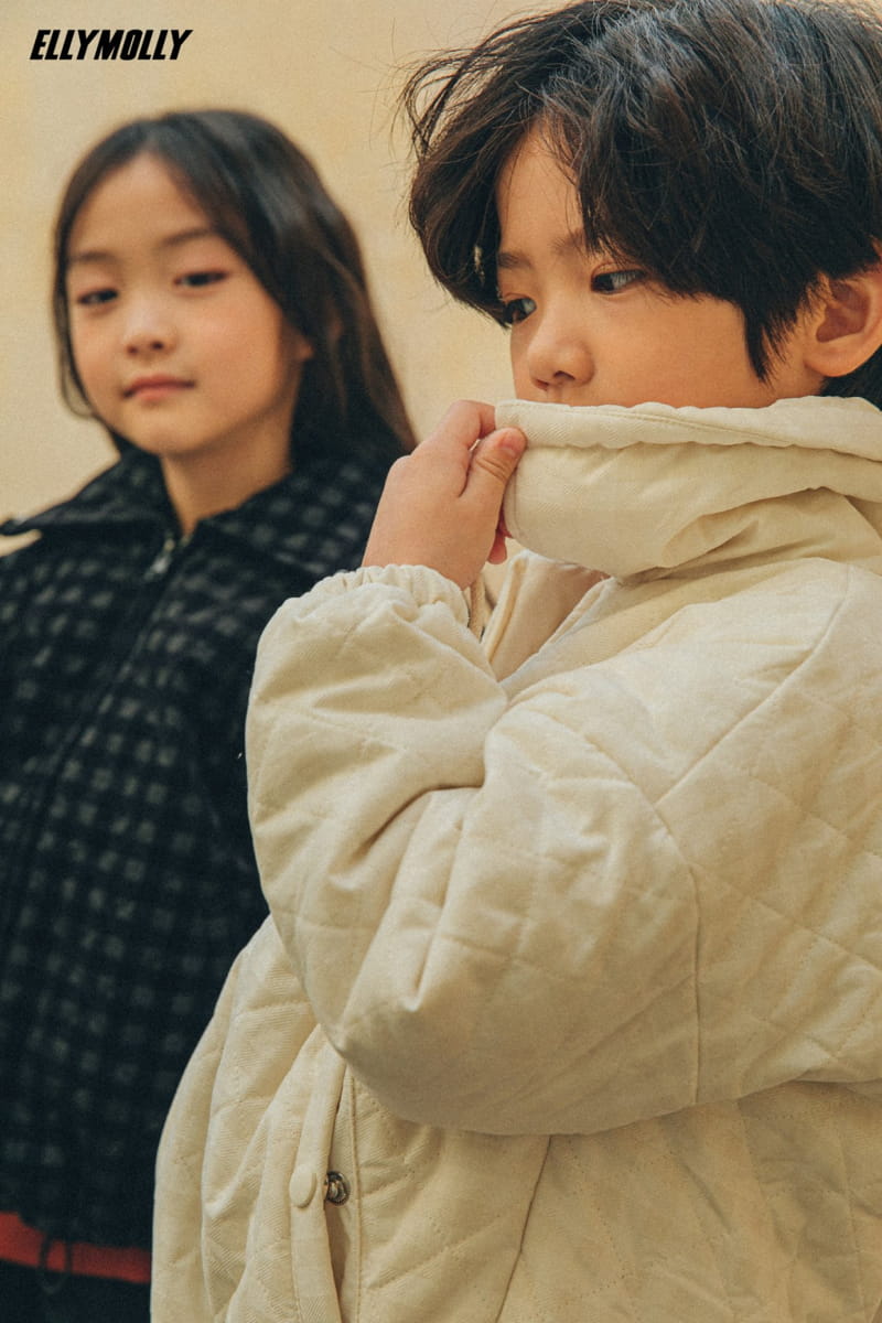 ELLYMOLLY - Korean Children Fashion - #Kfashion4kids - Quilting Short Padding - 3