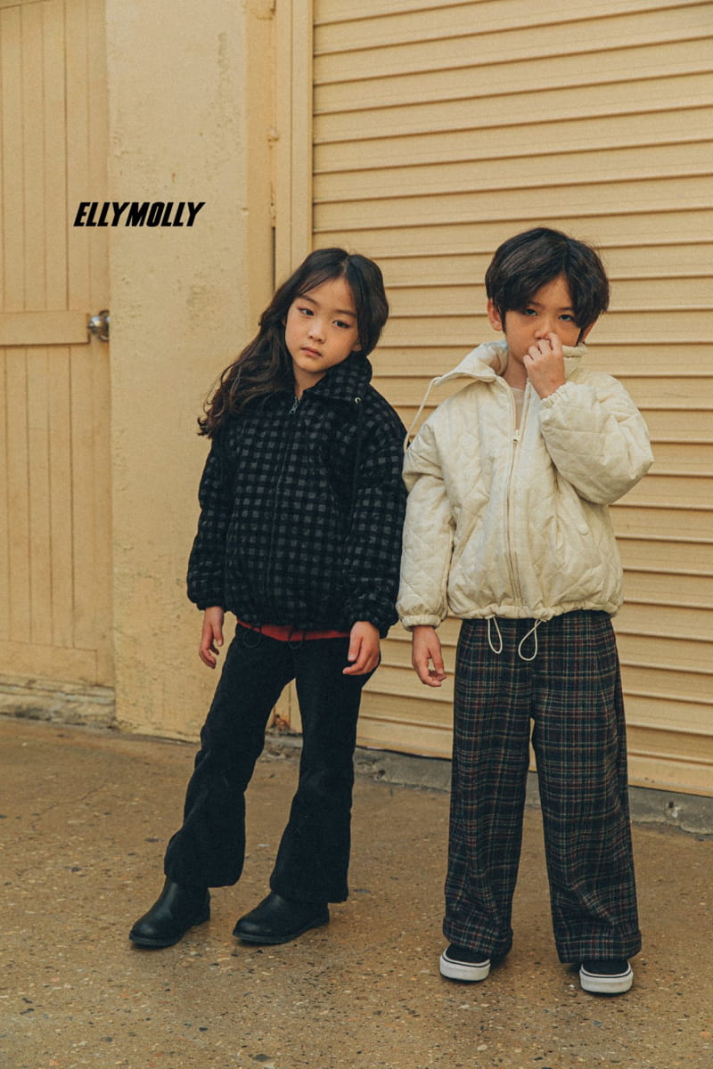 ELLYMOLLY - Korean Children Fashion - #Kfashion4kids - Quilting Short Padding - 4