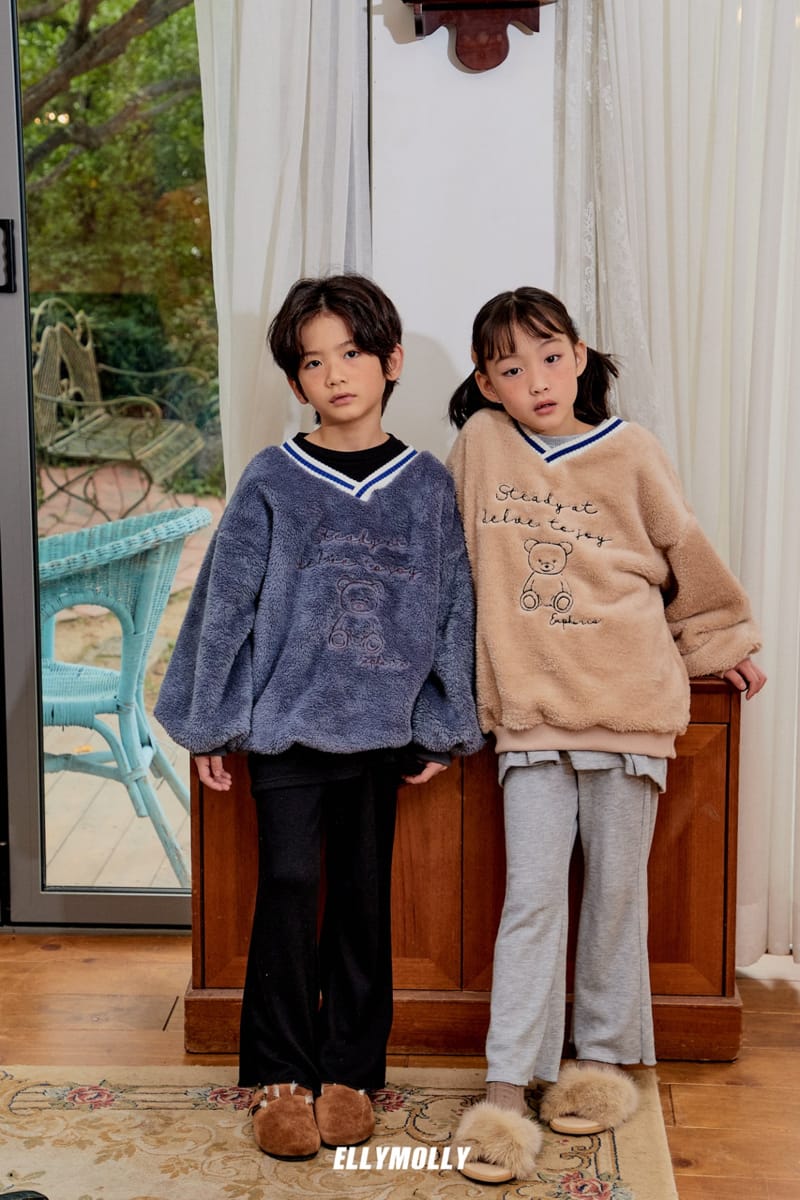 ELLYMOLLY - Korean Children Fashion - #Kfashion4kids - Dumble Bear Sweatshirt - 10