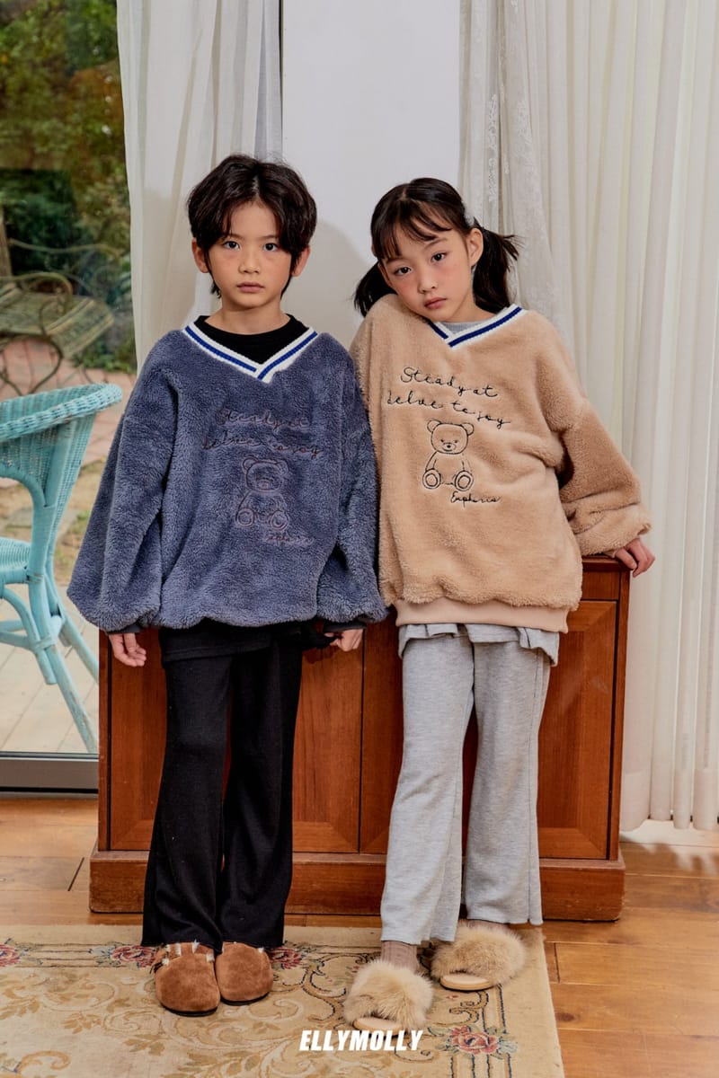 ELLYMOLLY - Korean Children Fashion - #Kfashion4kids - Dumble Bear Sweatshirt - 11