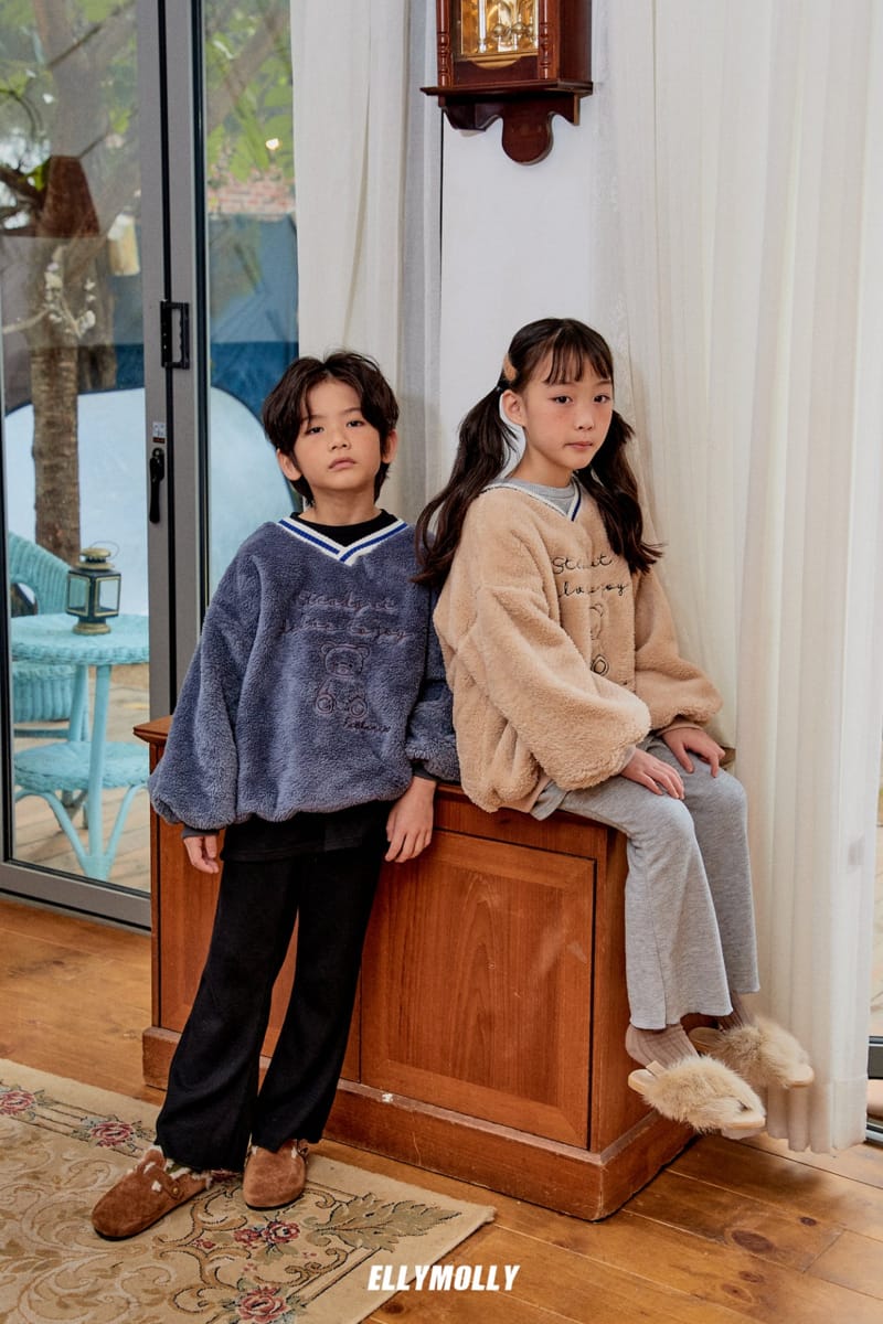 ELLYMOLLY - Korean Children Fashion - #Kfashion4kids - Dumble Bear Sweatshirt - 2