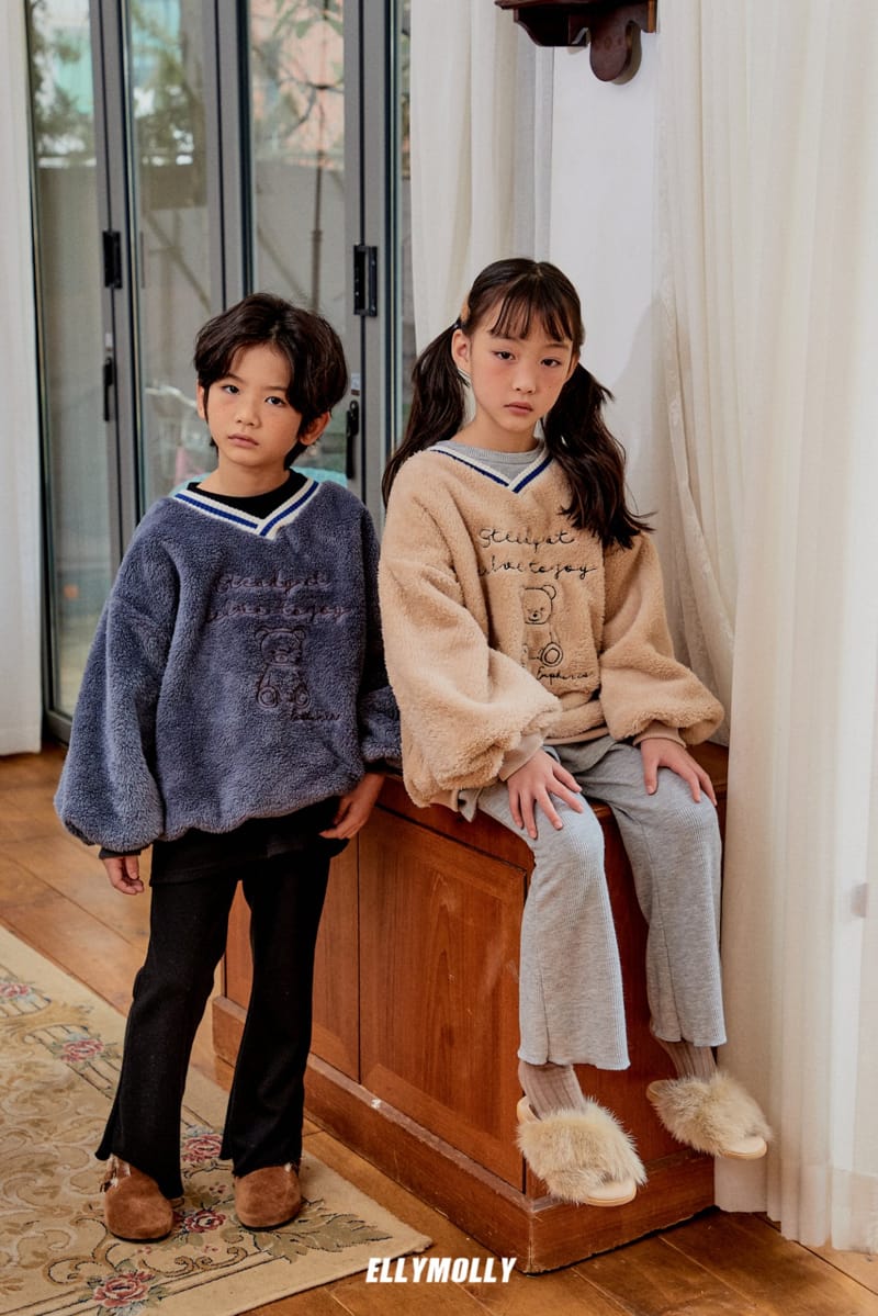 ELLYMOLLY - Korean Children Fashion - #Kfashion4kids - Dumble Bear Sweatshirt - 3