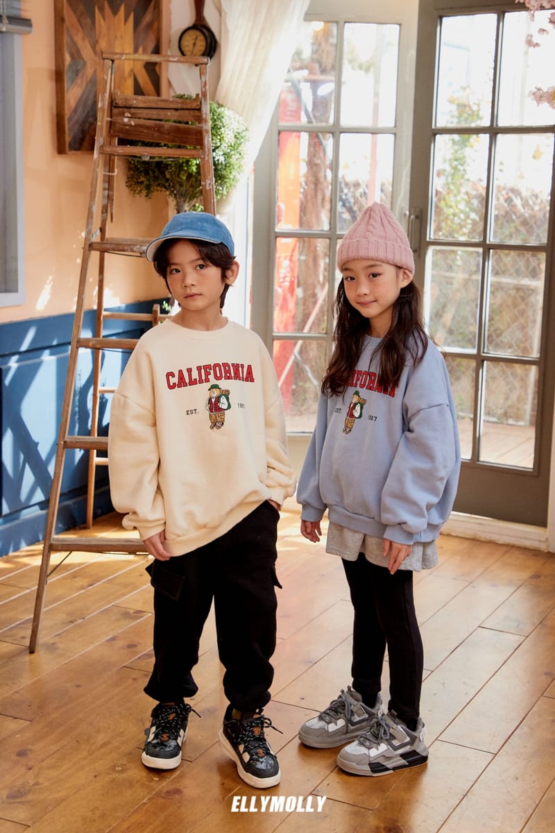 ELLYMOLLY - Korean Children Fashion - #Kfashion4kids - California Sweatshirt