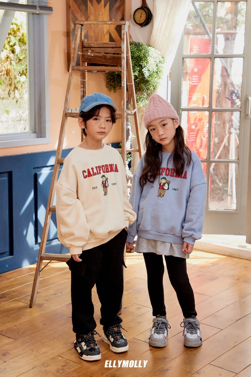 ELLYMOLLY - Korean Children Fashion - #Kfashion4kids - California Sweatshirt - 10