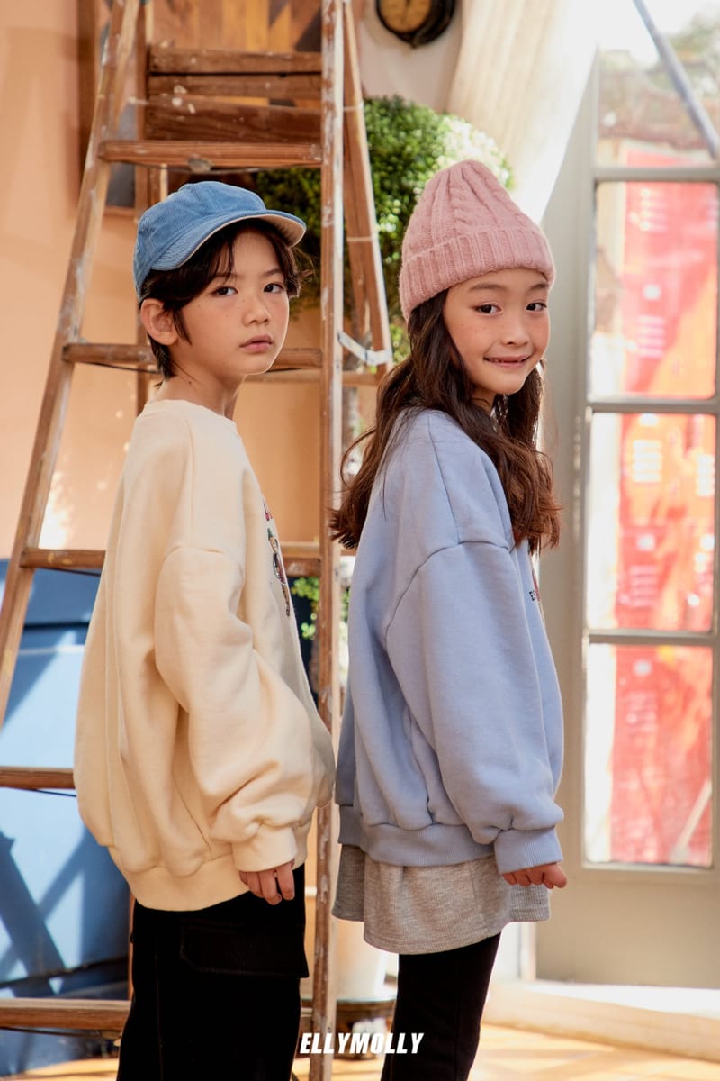 ELLYMOLLY - Korean Children Fashion - #Kfashion4kids - California Sweatshirt - 12
