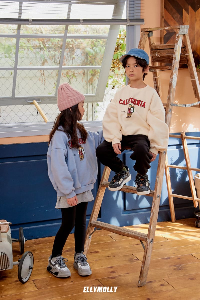 ELLYMOLLY - Korean Children Fashion - #Kfashion4kids - California Sweatshirt - 3