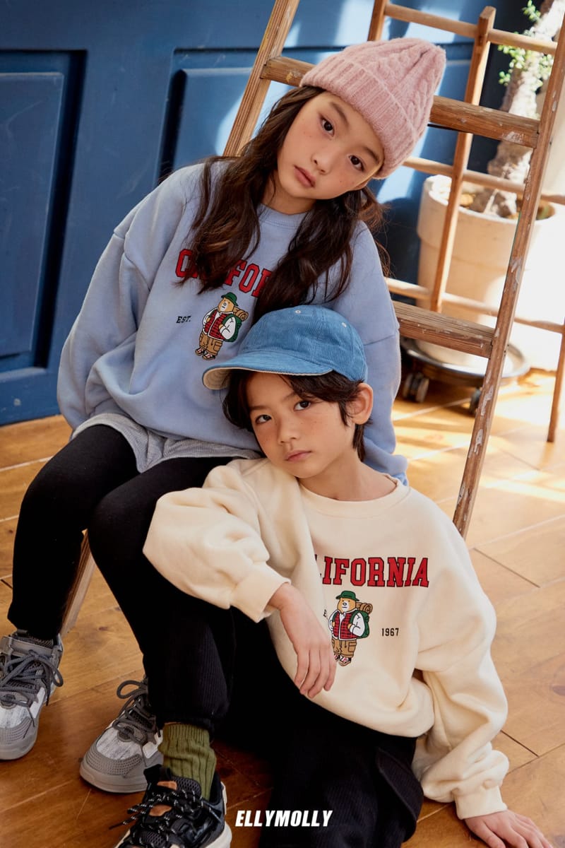 ELLYMOLLY - Korean Children Fashion - #Kfashion4kids - California Sweatshirt - 5