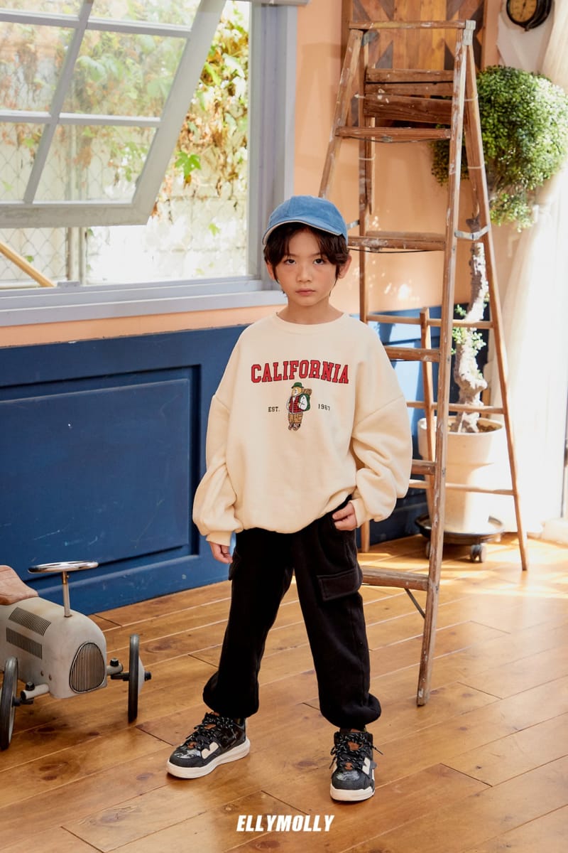 ELLYMOLLY - Korean Children Fashion - #Kfashion4kids - California Sweatshirt - 6
