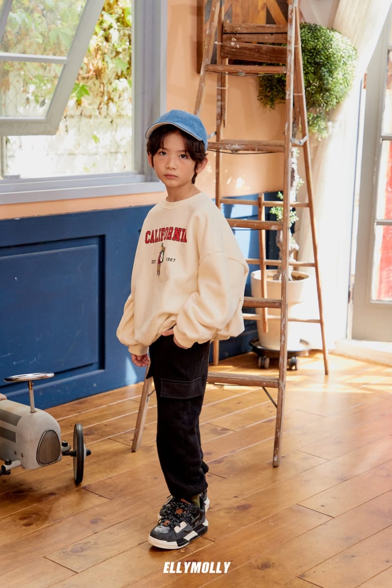 ELLYMOLLY - Korean Children Fashion - #Kfashion4kids - California Sweatshirt - 7