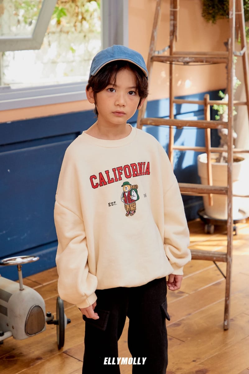 ELLYMOLLY - Korean Children Fashion - #Kfashion4kids - California Sweatshirt - 8