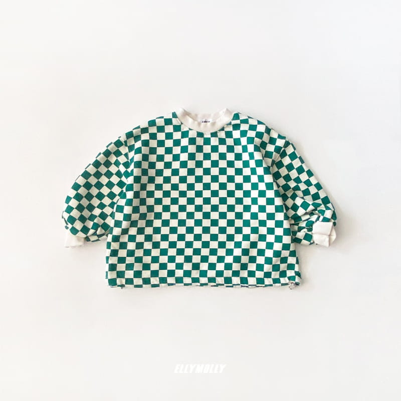 ELLYMOLLY - Korean Children Fashion - #Kfashion4kids - Chess String Sweatshirt - 2