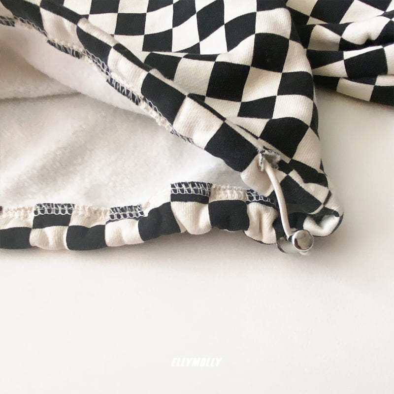 ELLYMOLLY - Korean Children Fashion - #Kfashion4kids - Chess String Sweatshirt - 4