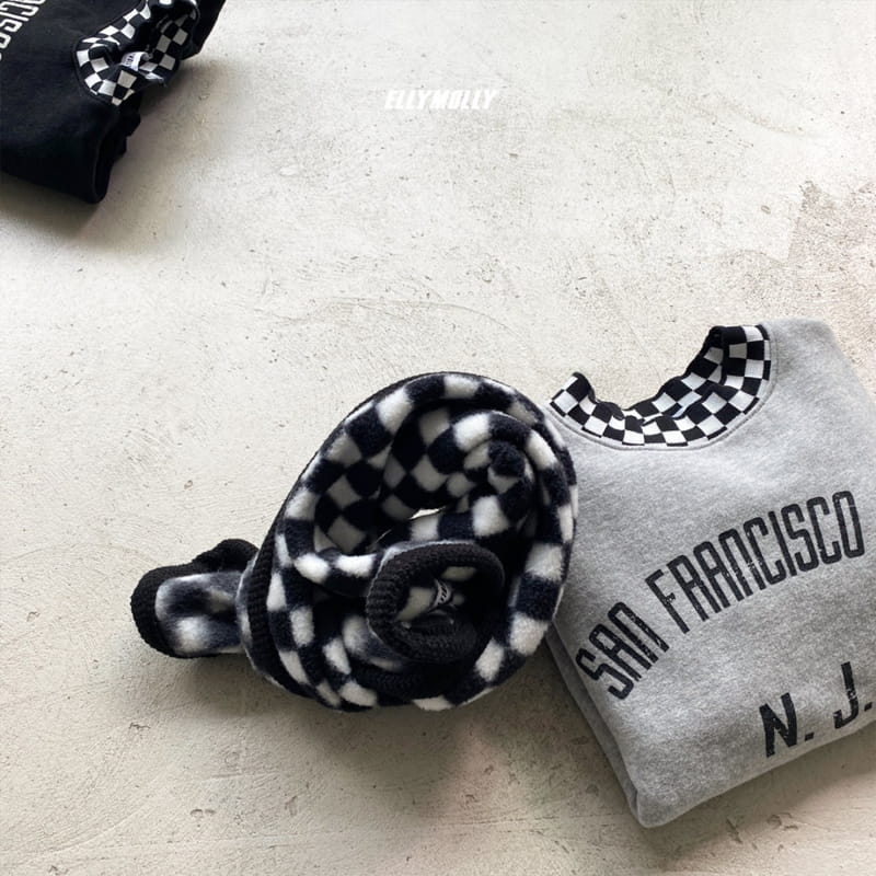 ELLYMOLLY - Korean Children Fashion - #Kfashion4kids - San Fran Check Sweatshirt - 11