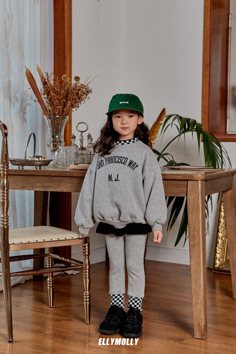ELLYMOLLY - Korean Children Fashion - #Kfashion4kids - San Fran Check Sweatshirt - 12