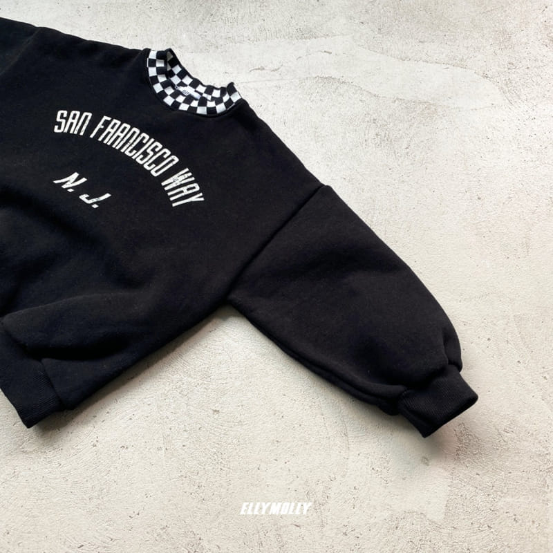 ELLYMOLLY - Korean Children Fashion - #Kfashion4kids - San Fran Check Sweatshirt - 4