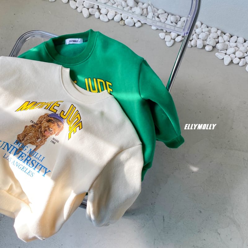 ELLYMOLLY - Korean Children Fashion - #Kfashion4kids - Jude Puppy Sweatshirt - 8
