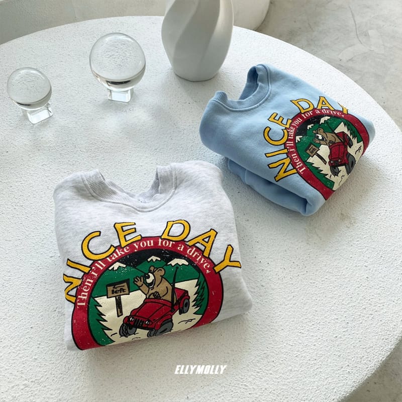 ELLYMOLLY - Korean Children Fashion - #Kfashion4kids - Nice Bear Sweatshirt - 8