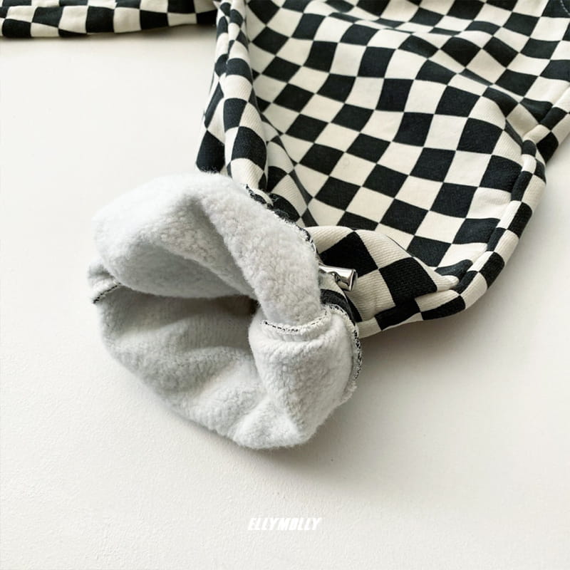 ELLYMOLLY - Korean Children Fashion - #Kfashion4kids - Chess String Jogger Pants - 7