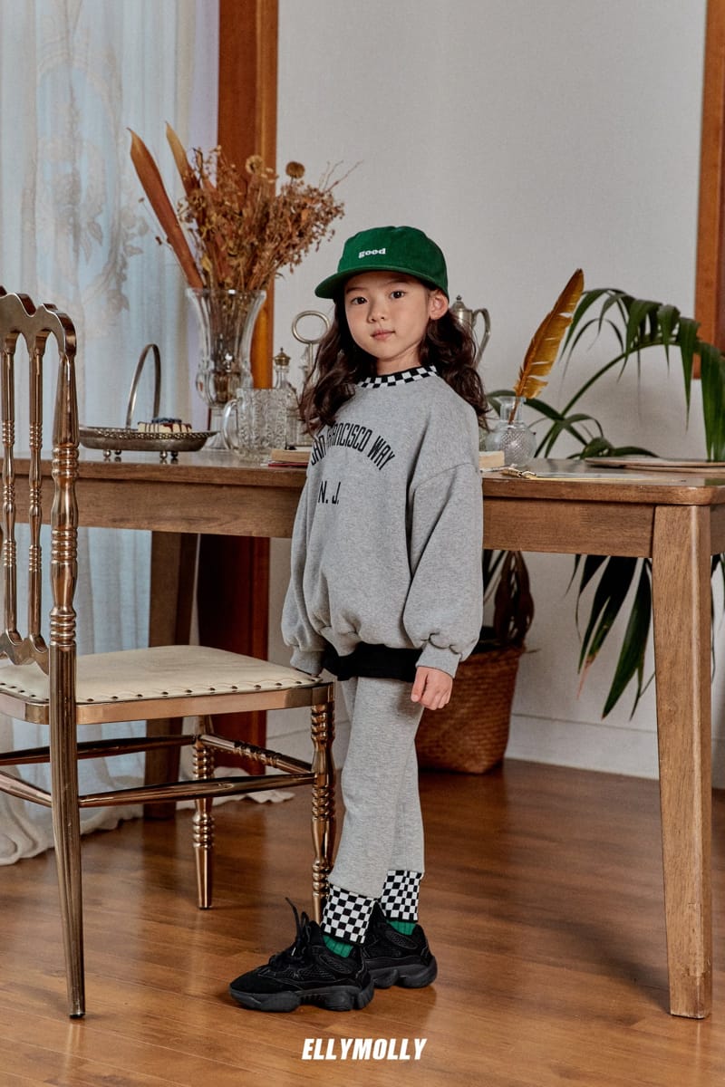 ELLYMOLLY - Korean Children Fashion - #Kfashion4kids - Check Banding Leggings - 12