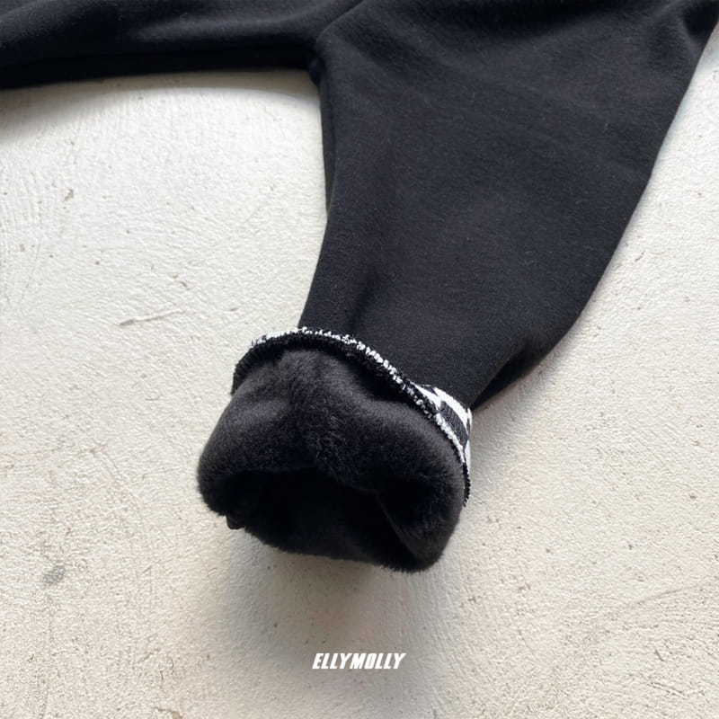ELLYMOLLY - Korean Children Fashion - #Kfashion4kids - Check Banding Leggings - 6