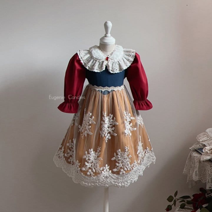 EUGENIE CANDIES - Korean Children Fashion - #Kfashion4kids - Winter White Snow One-piece