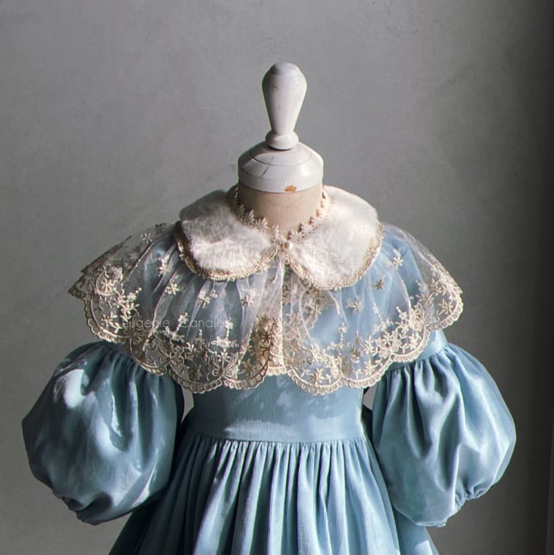 EUGENIE CANDIES - Korean Children Fashion - #Kfashion4kids - Mink Cape