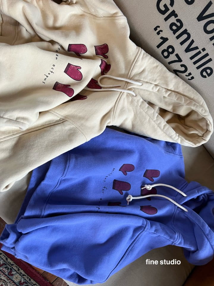 FINE STUDIO - Korean Children Fashion - #Kfashion4kids - Mitten Hoody - 10