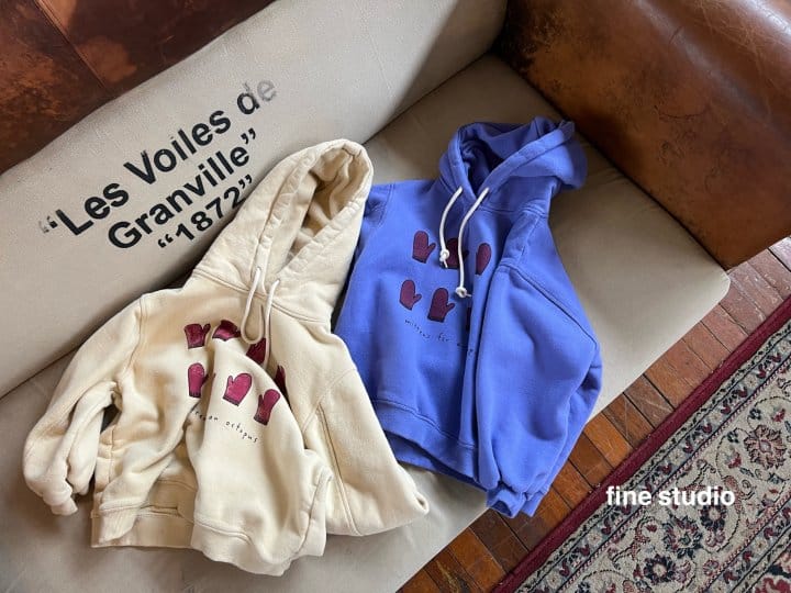 FINE STUDIO - Korean Children Fashion - #Kfashion4kids - Mitten Hoody - 12