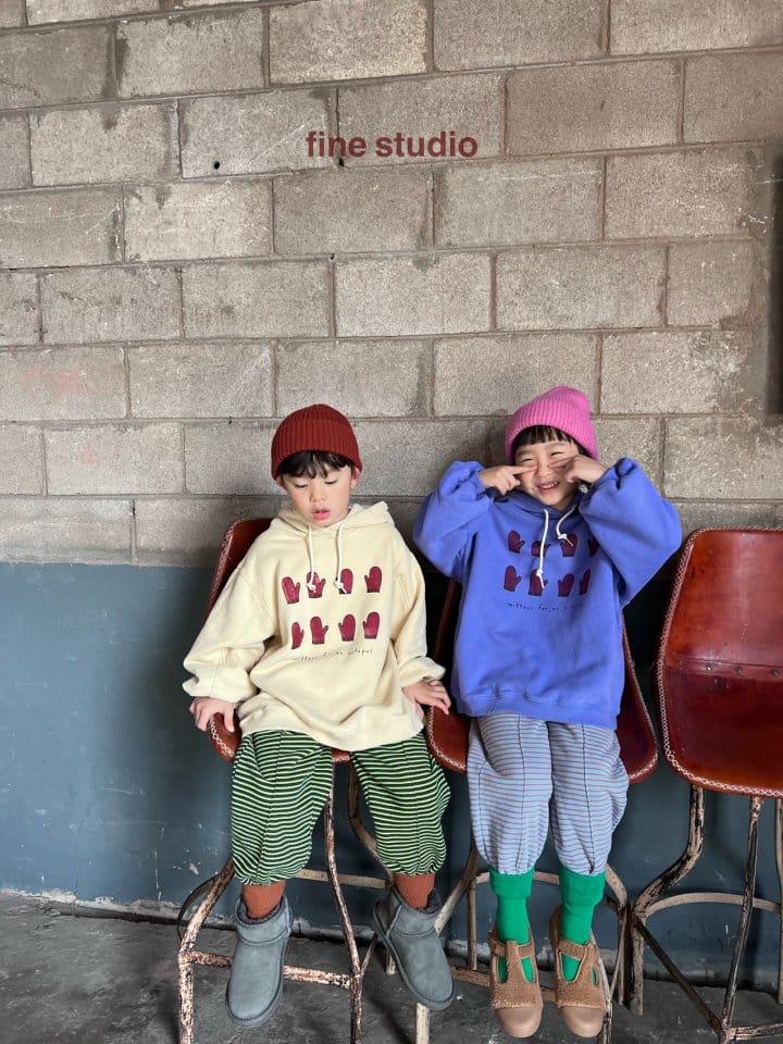 FINE STUDIO - Korean Children Fashion - #Kfashion4kids - Mitten Hoody - 3