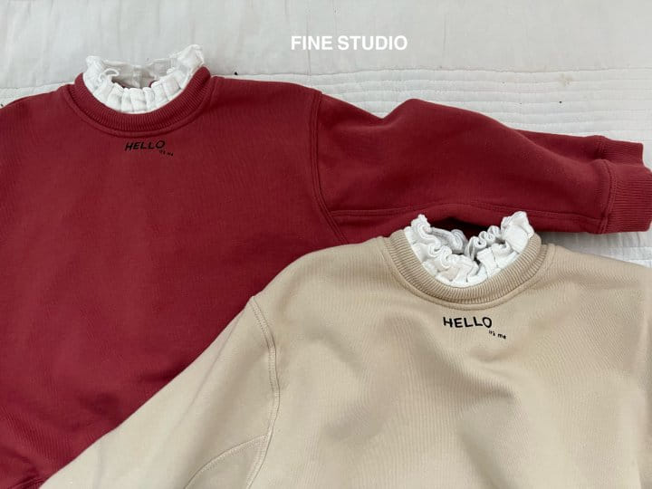 FINE STUDIO - Korean Children Fashion - #Kfashion4kids - Frill Sweatshirt