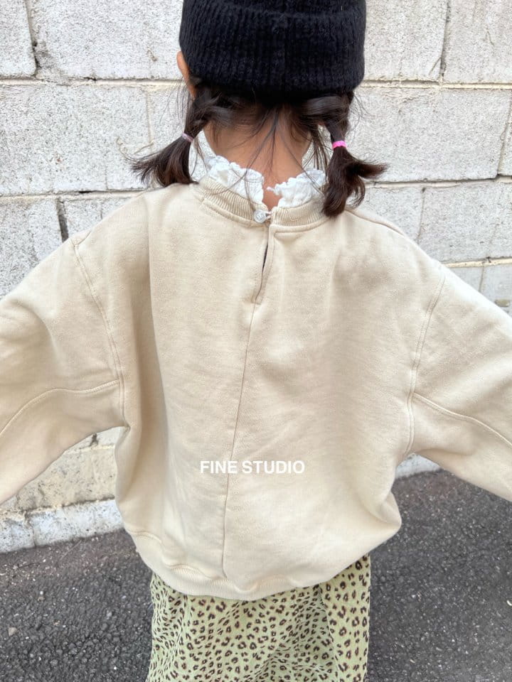FINE STUDIO - Korean Children Fashion - #Kfashion4kids - Frill Sweatshirt - 10