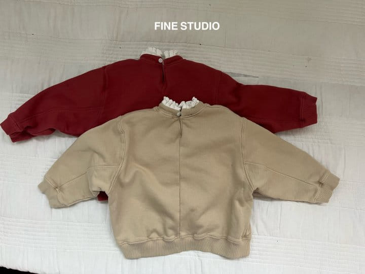 FINE STUDIO - Korean Children Fashion - #Kfashion4kids - Frill Sweatshirt - 3