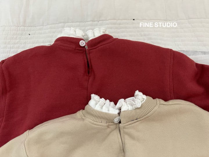 FINE STUDIO - Korean Children Fashion - #Kfashion4kids - Frill Sweatshirt - 4